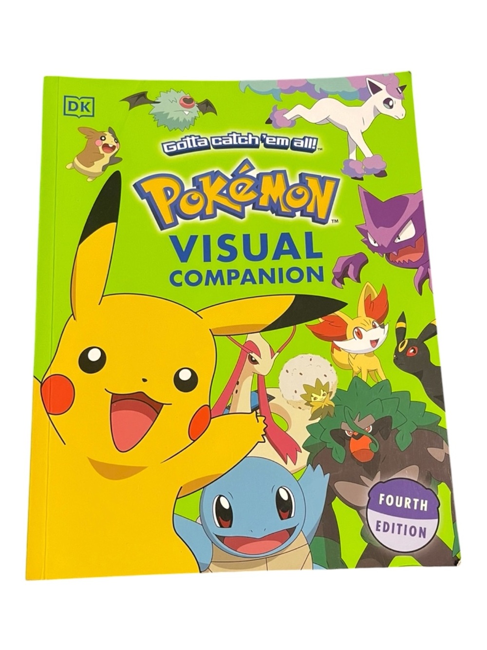 DK Pokémon Visual Companion Fourth Edition Pikachu Cover Paperback Guide Book